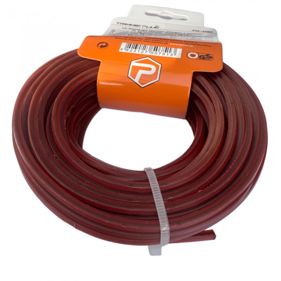 Жилка для тримера "Квадрат з кордом" 1,65 мм Polax 15 м (70-078)