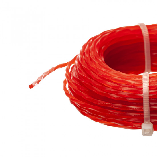 Жилка для тримера "Кручений квадрат" 2 мм Polax 15 м (70-066)