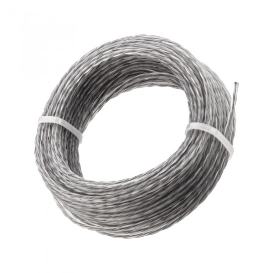 Жилка для триммера "Кручёный квадрат с кордом" 2 мм Polax 15 м (70-084)