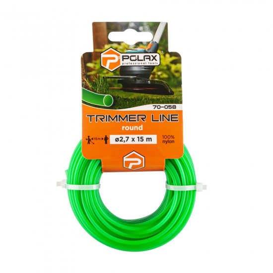 Жилка для тримера "Коло" 2,7 мм Polax 15 м (70-058)