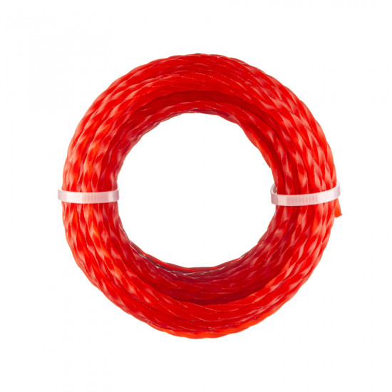 Жилка для тримера "Кручений квадрат" 2,7 мм Polax 15 м (70-068)