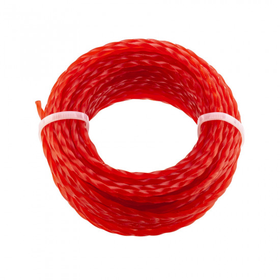 Жилка для тримера "Кручений квадрат" 2,7 мм Polax 15 м (70-068)