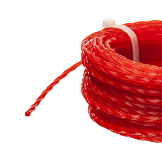 Жилка для тримера "Кручений квадрат" 2,7 мм Polax 15 м (70-068)