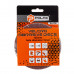 Шліфувальний круг Polax на липучці самозачіпній 125 мм, К36, з отворами (54-212)