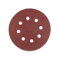 Шлифовальный круг Polax на липучке самозачепной 125 мм, К40, с отверстиями (54-213)