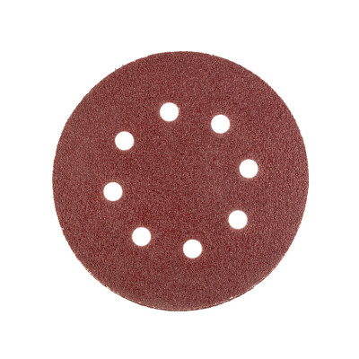 Шліфувальний круг Polax на липучці самозачіпній 125 мм, К40, з отворами (54-213)