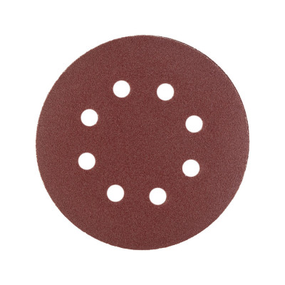 Шліфувальний круг Polax на липучці самозачіпній 125 мм, К120, з отворами (54-217)