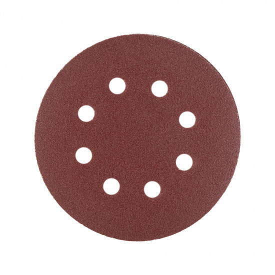 Шліфувальний круг Polax на липучці самозачіпній 125 мм, К120, з отворами (54-217)