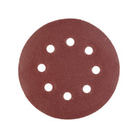 Шліфувальний круг Polax на липучці самозачіпній 125 мм, К220, з отворами (54-220)