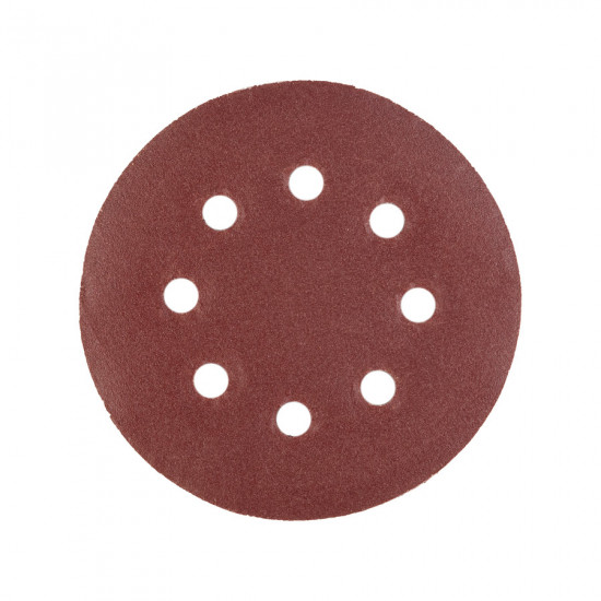 Шліфувальний круг Polax на липучці самозачіпній 125 мм, К220, з отворами (54-220)