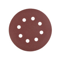 Шліфувальний круг Polax на липучці самозачіпній 125 мм, К240, з отворами (54-221)