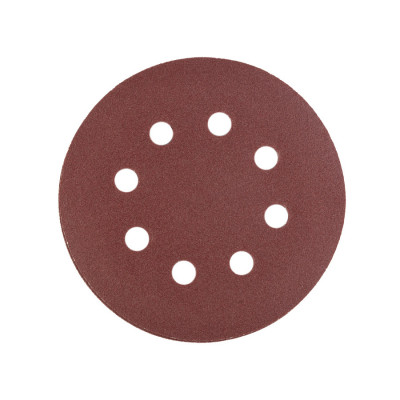 Шліфувальний круг Polax на липучці самозачіпній 125 мм, К240, з отворами (54-221)