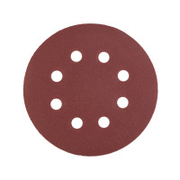 Шліфувальний круг Polax на липучці самозачіпній 125 мм, К320, з отворами (54-222)