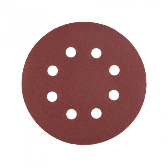 Шліфувальний круг Polax на липучці самозачіпній 125 мм, К320, з отворами (54-222)