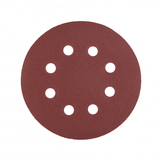 Шліфувальний круг Polax на липучці самозачіпній 125 мм, К320, з отворами (54-222)