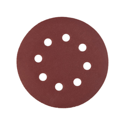 Шлифовальный круг Polax на липучке самозачепляющийся 125 мм, К400, с отверстиями (54-223)