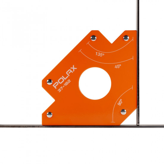 Магнітний тримач для зварювання Polax "стріла" 110х120х25 мм (37-182)