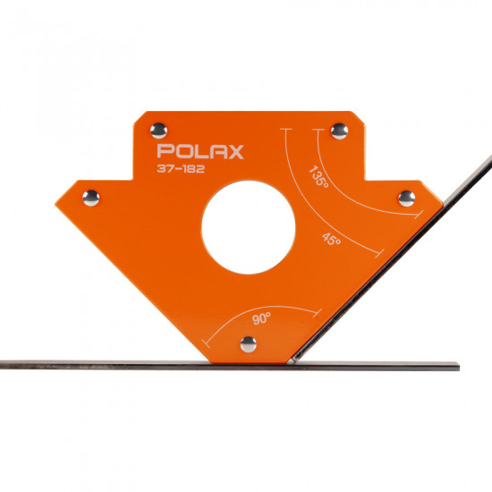 Магнітний тримач для зварювання Polax "стріла" 110х120х25 мм (37-182)