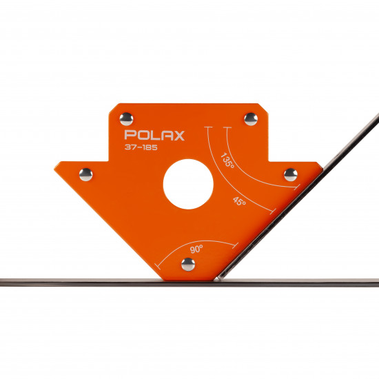 Магнітний тримач для зварювання Polax "стріла" 90х100х17 мм (37-185)