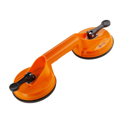 Тримач-присоска для скла та плитки Polax подвійна ⌀2х115мм, max 70 кг (37-187) Тримач-присоска для скла та плитки Polax подвійна ⌀2х115мм, max 70 кг (37-187)