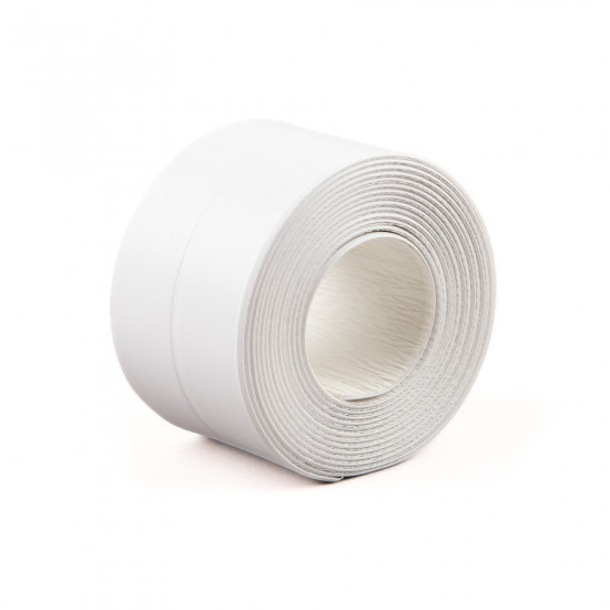 Бордюрная лента Polax для ванной, белая 62 мм х 3,2 м (45-003)