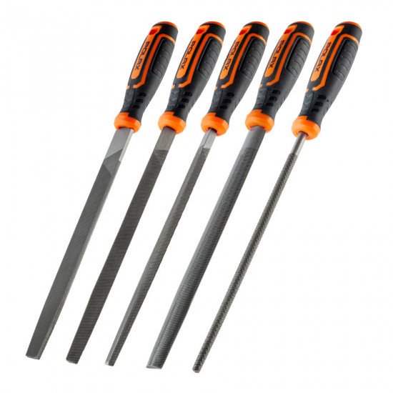 Набір напилків Polax 200 мм 5 од (41-028)