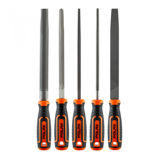 Набір напилків Polax 200 мм 5 од (41-028)