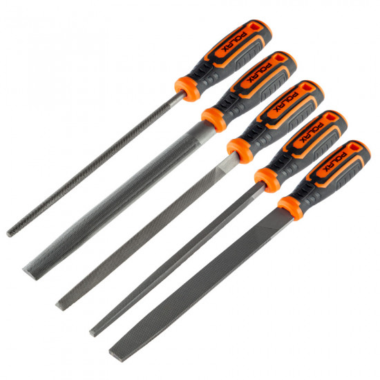 Набір напилків Polax 200 мм 5 од (41-028)