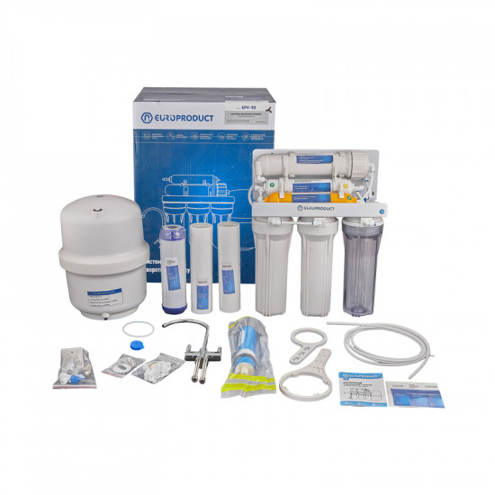 Система зворотного осмосу 6 ступенів Europroduct EPV-92 (мембрана 75 галон) (EP6239)