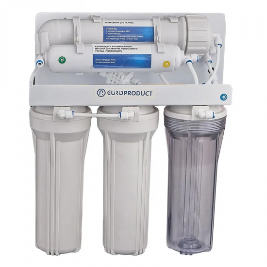 Система зворотного осмосу 5 ступенів Europroduct EPV-90 (мембрана 75 галон) (EP6238)