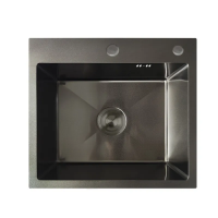 Мойка из нержавеющей стали Mixxus MH5045 Decor Graphite (3.0/0.8) цвет графит (MI8310)