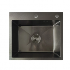 Мийка з нержавіючої сталі Mixxus MH5045 Decor Graphite (3.0/0.8) колір графіт (MI8310)