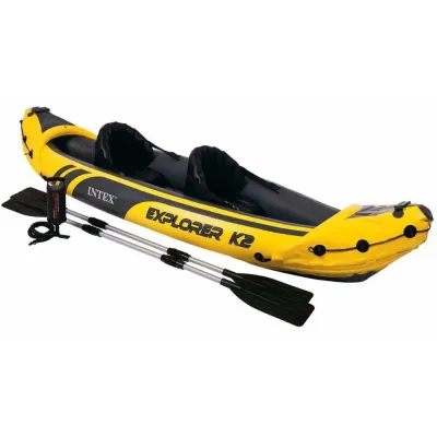 Intex 68307 (312 x 91 x 51см) Надувна лодка-байдарка кайак EXPLORER K2, двомісна
