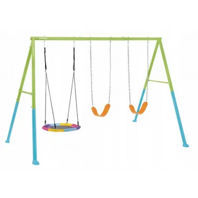 Intex 44133 (343 x 235 x 200см) Гірка з гойдалками