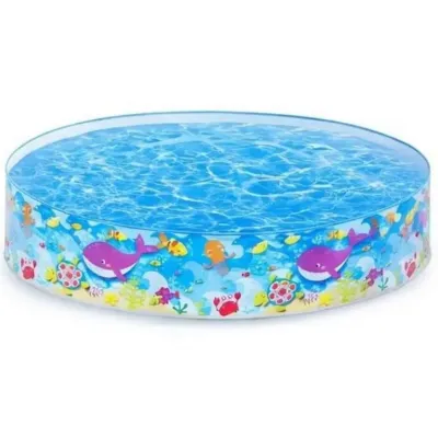 Intex 56451 (Діаметр 152 x Висота 25см) Каркасний дитячий басейн Пляж