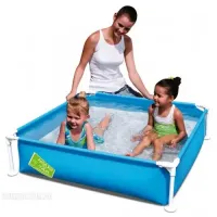 Bestway 56217-blue (122 x 122 x 30,5см) Каркасний дитячий басейн. Голубий