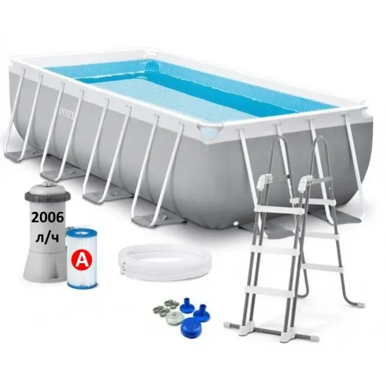 Intex 26788 (400 x 200 x 100см) Каркасний басейн Prism Frame Pool