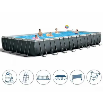 Intex 26378 (975 x 488 x 132см) Каркасний басейн Ultra Frame Pool