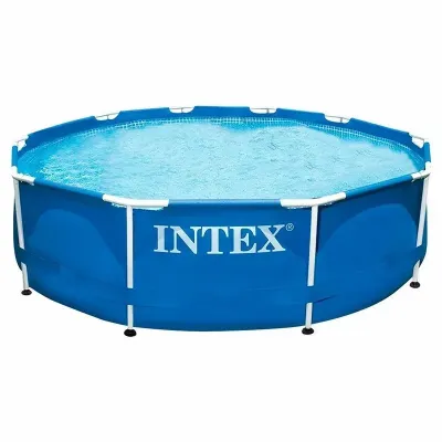 Intex 28200 (Діаметр 305 x Висота 76см) Каркасний басейн Metal Frame Pool