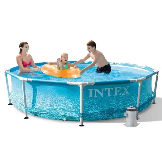 Intex 28208 (Діаметр 305 x Висота 76см) Каркасний басейн Морський принт