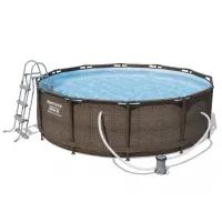Bestway 56709 (Диаметр 366 x Высота 100см) Каркасный бассейн см Steel Pro Frame Pool