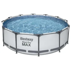 Bestway 56260 (Диаметр 366 x Высота 100см) Каркасный бассейн Steel Pro Frame Pool