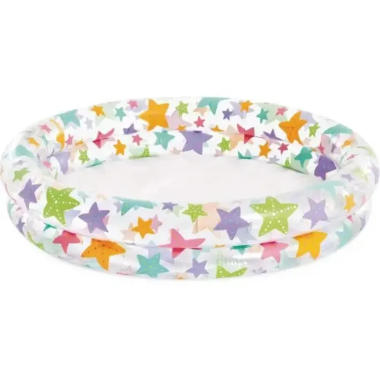 Intex 59421 (Діаметр 122 x Висота 25см) Надувний дитячий басейн Морські Зірки