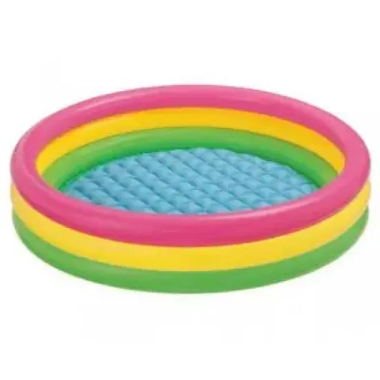 Intex 57422 (Діаметр 147 x Висота 33см) Надувний дитячий басейн Захід сонця