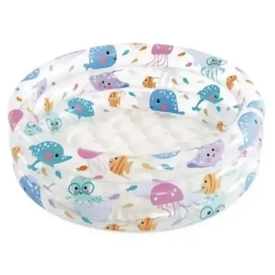 Intex 57106 (Діаметр 61 x Висота 22см) Надувний дитячий басейн "Динозаври"