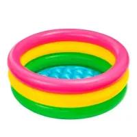 Intex 57107 (Диаметр 61 x Высота 22см) Надувной детский бассейн 
