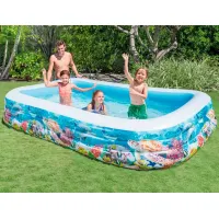 Intex 58485 (305 x 183 x 56см) Надувной детский бассейн Рыбки Intex 58485 (305 x 183 x 56см) Надувной детский бассейн Рыбки