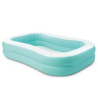 Intex 57181-aqua (229 x 152 x 48см) Надувний дитячий басейн Мандарин