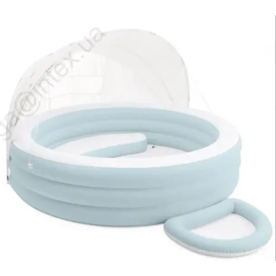 Intex 57195 (277 x 221 x 137см) Надувний дитячий басейн Океан, з навісом