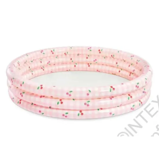 Intex 58432-cherry (Діаметр 147 x Висота 33см) Надувний дитячий басейн